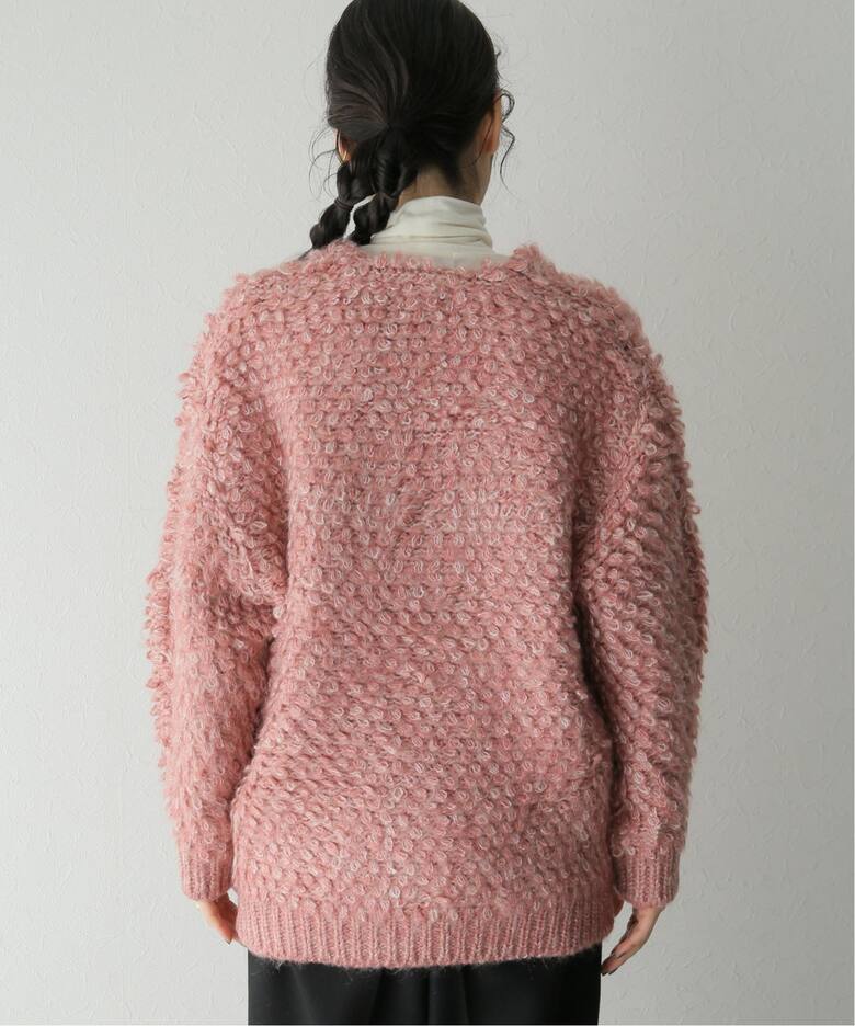 CLANE / クラネ】MIX LOOP MOHAIR KNIT CARDIGAN（カーディガン  