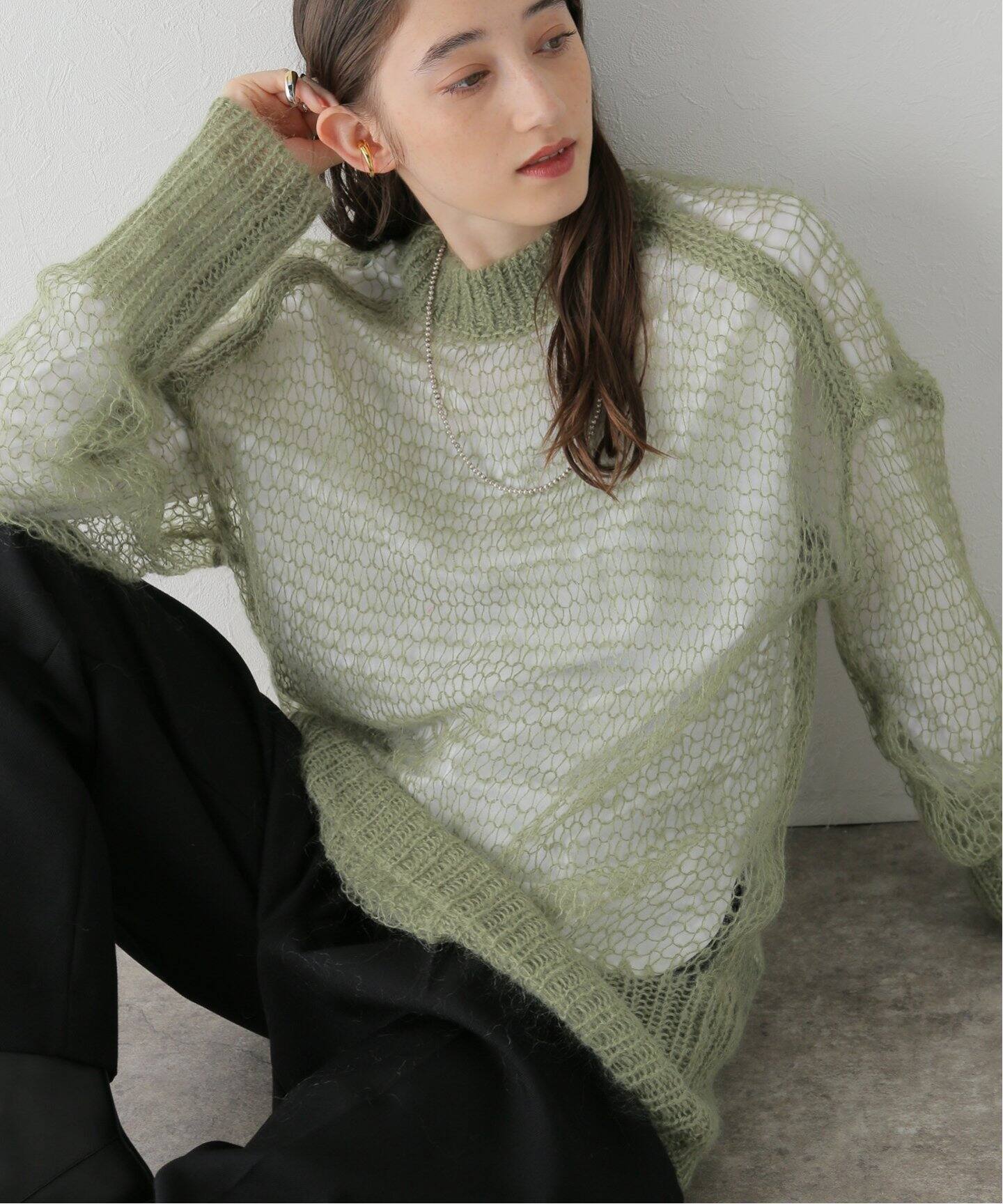 TODAYFUL / トゥデイフル】Sheer Mohair Knit（ニット／セーター  