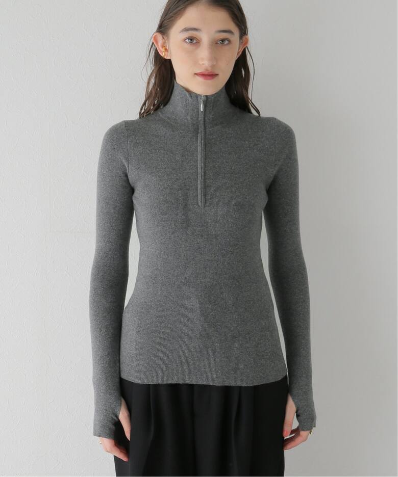 TODAYFUL / トゥデイフル】Halfzip Rib Knit（ニット／セーター 