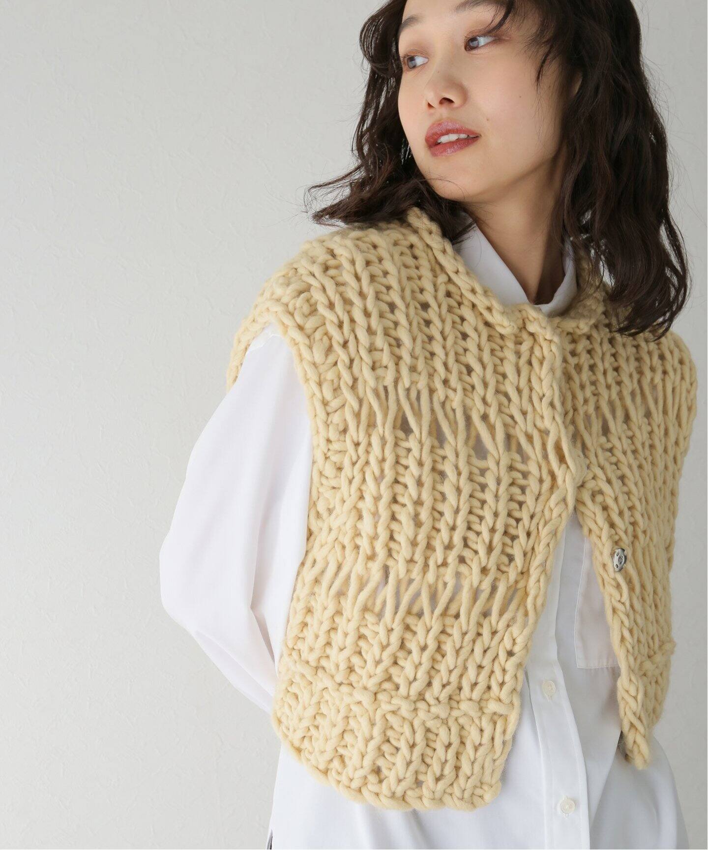 TODAYFUL / トゥデイフル】Chunky Hand Knitvest（ニット／セーター 