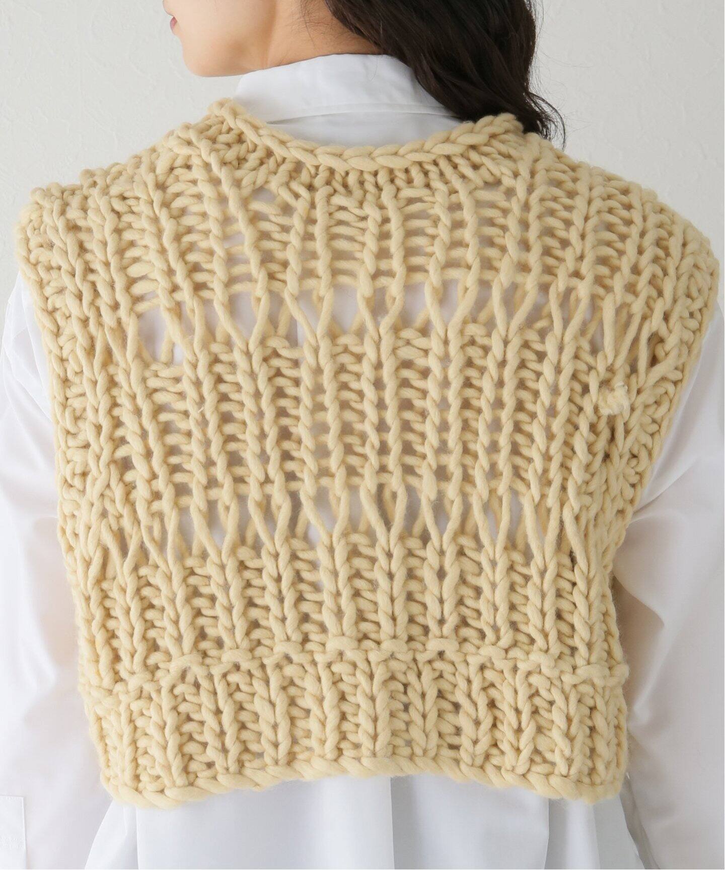 TODAYFUL / トゥデイフル】Chunky Hand Knitvest（ニット／セーター 