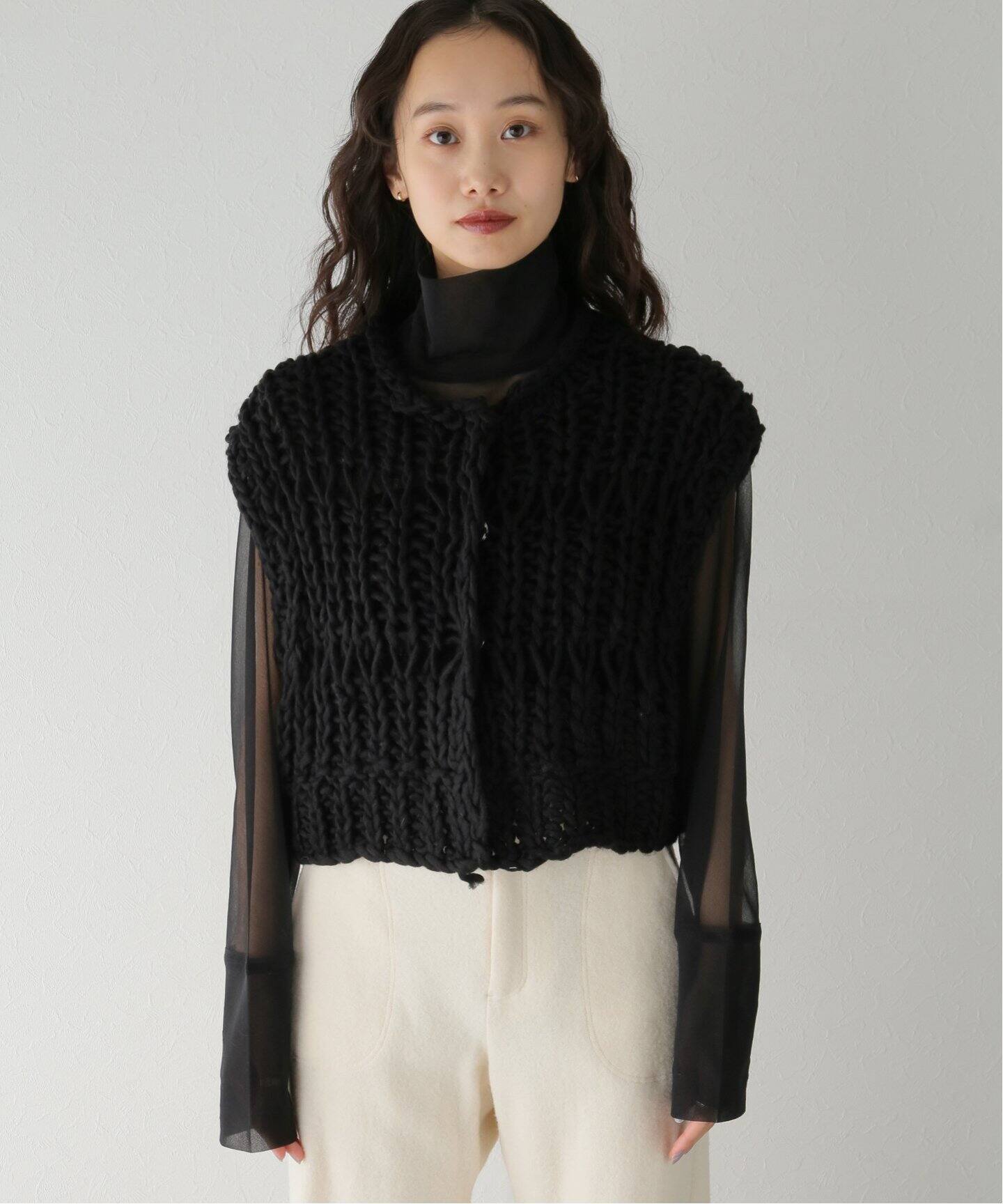 TODAYFUL / トゥデイフル】Chunky Hand Knitvest（ニット／セーター 