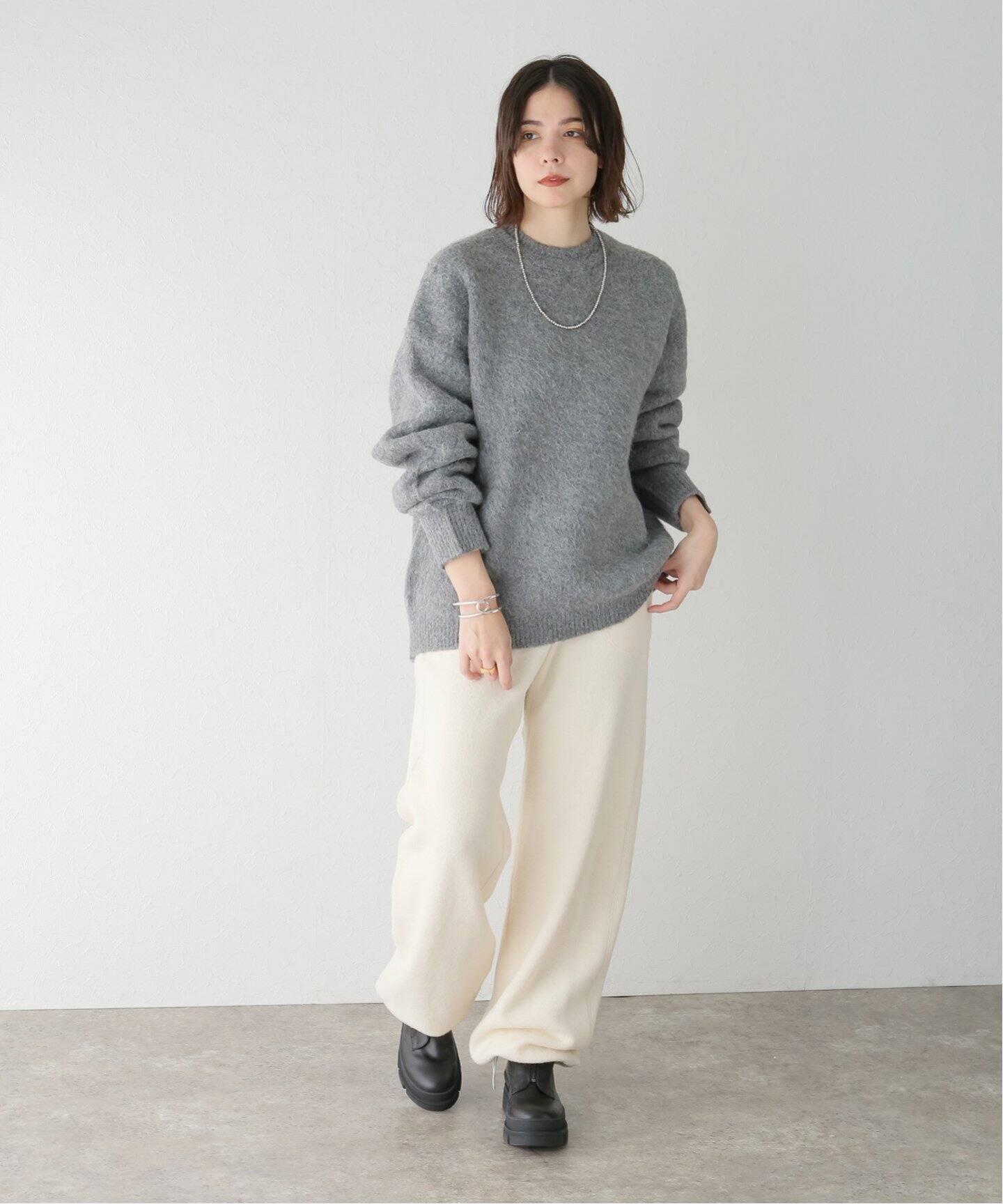 TODAYFUL / トゥデイフル】Brashed Crewneck Knit（ニット／セーター 