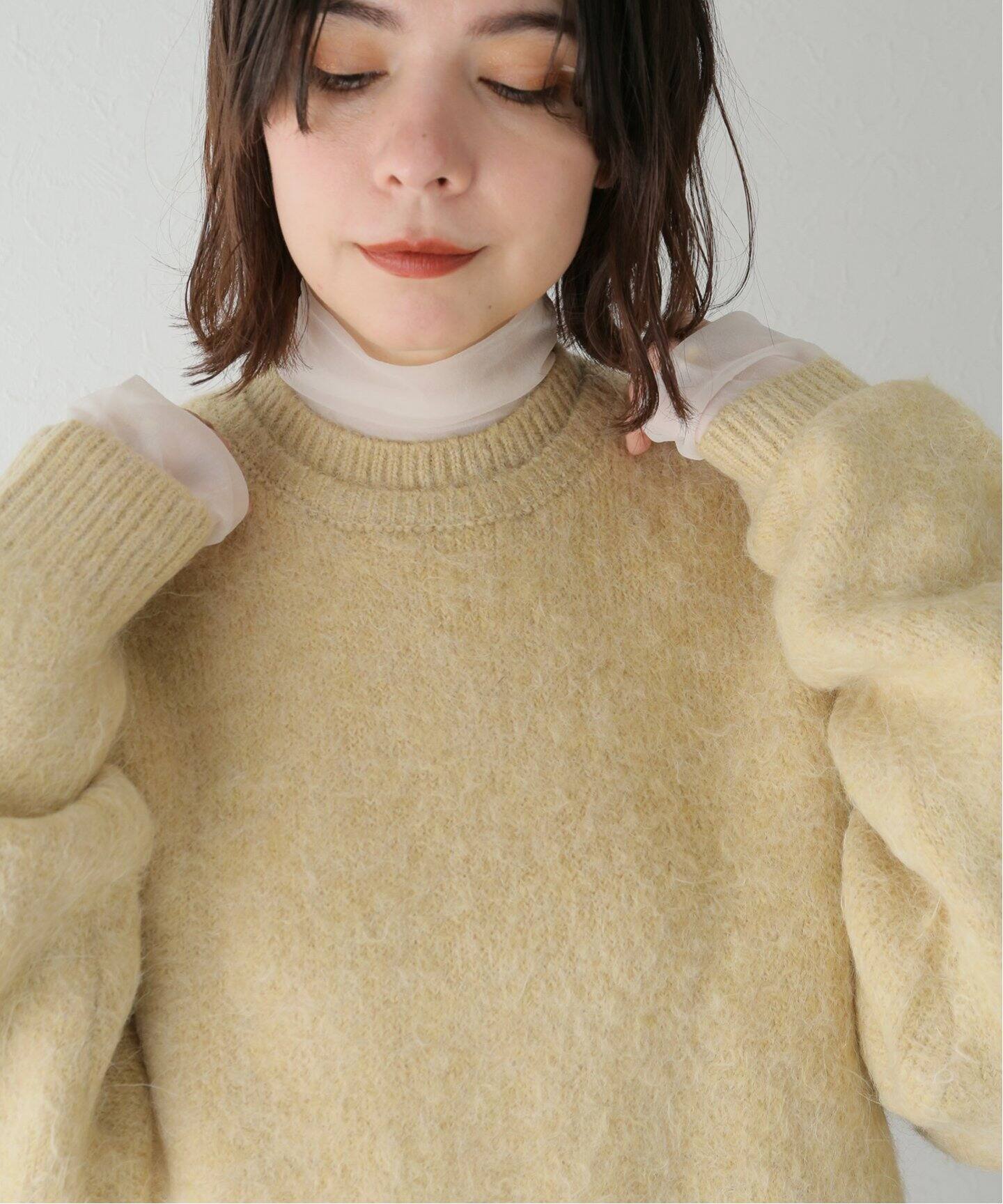 TODAYFUL / トゥデイフル】Brashed Crewneck Knit（ニット／セーター 