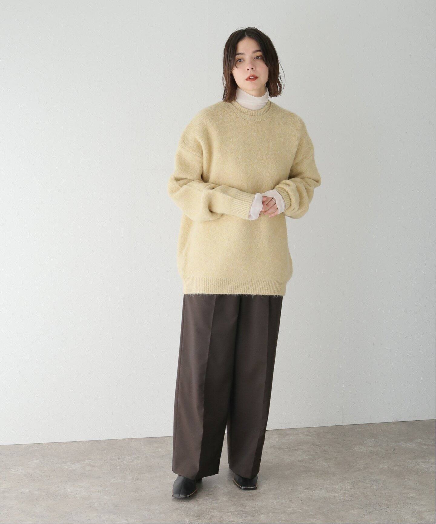 TODAYFUL / トゥデイフル】Brashed Crewneck Knit（ニット／セーター 