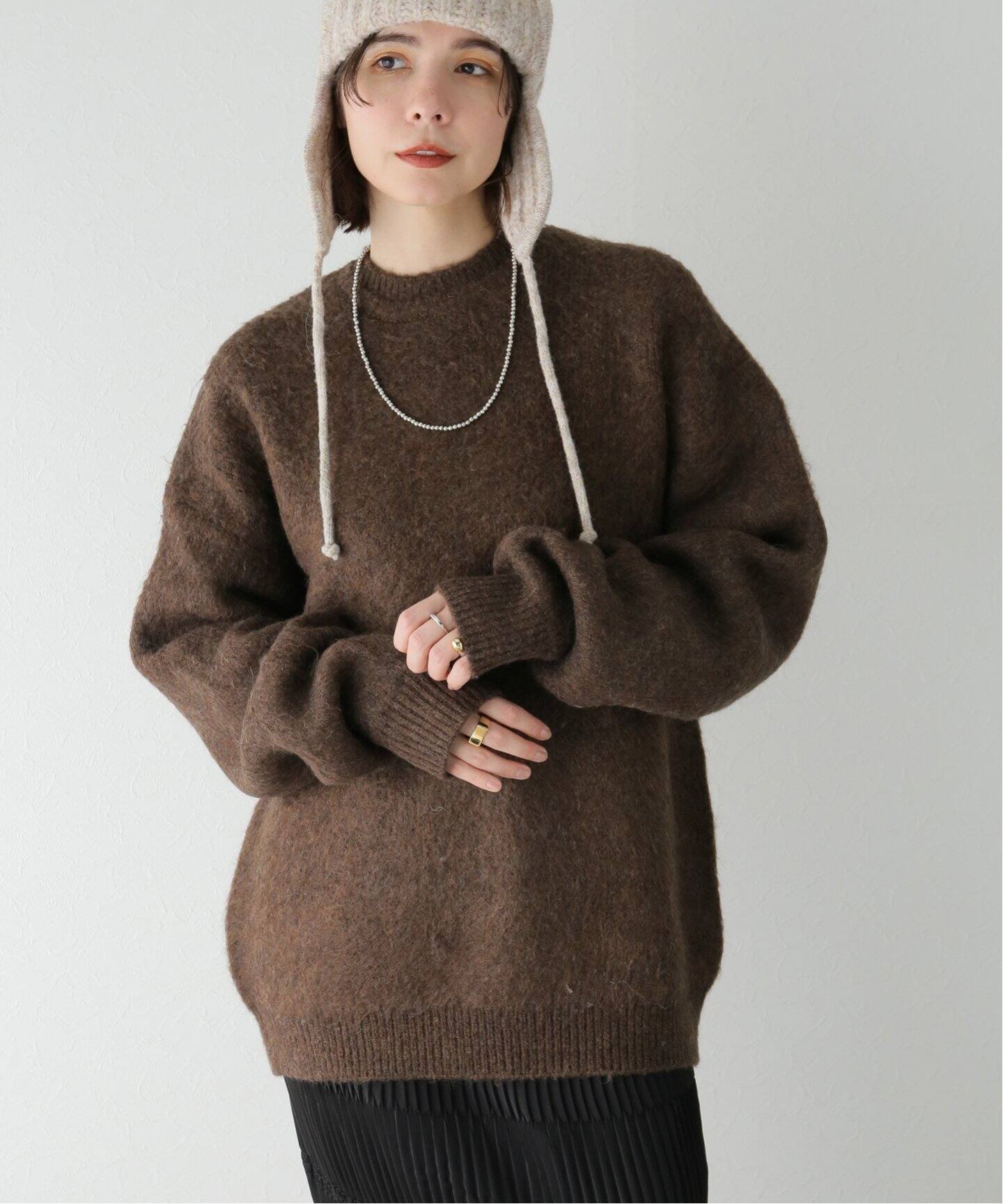 TODAYFUL / トゥデイフル】Brashed Crewneck Knit（ニット／セーター 