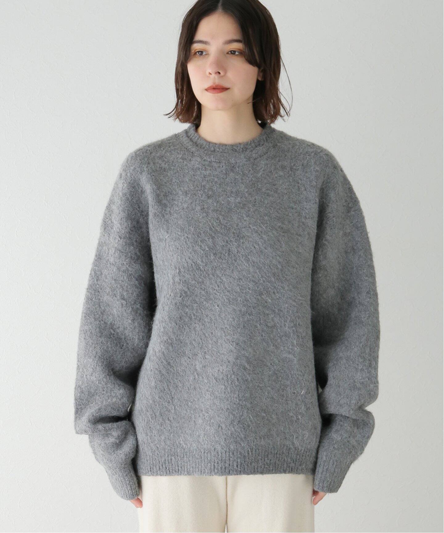 TODAYFUL / トゥデイフル】Brashed Crewneck Knit（ニット／セーター 