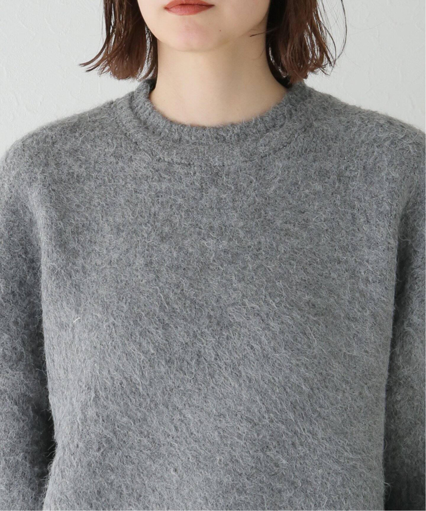 TODAYFUL / トゥデイフル】Brashed Crewneck Knit（ニット／セーター 