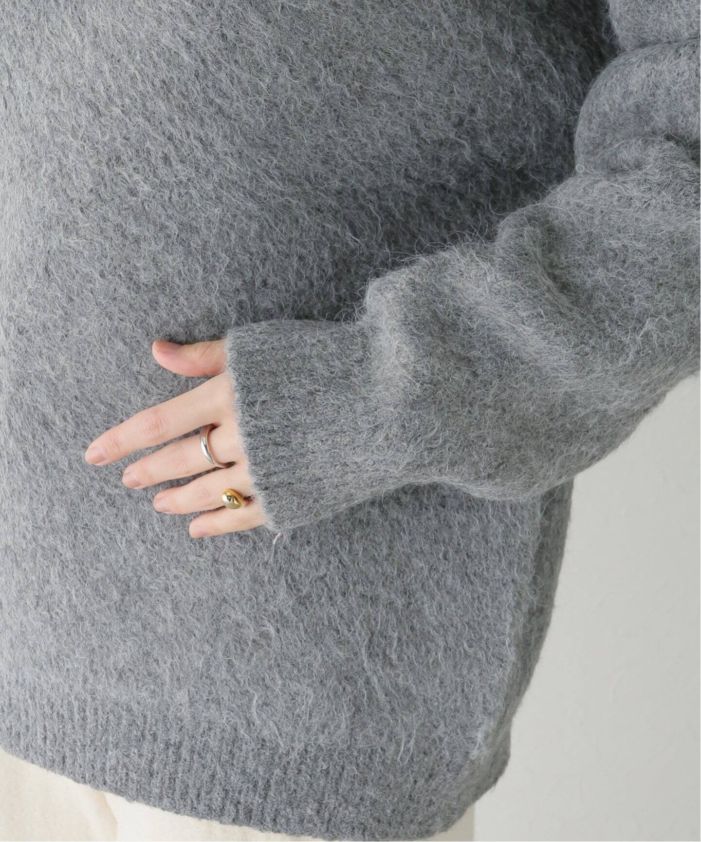 TODAYFUL / トゥデイフル】Brashed Crewneck Knit（ニット／セーター 