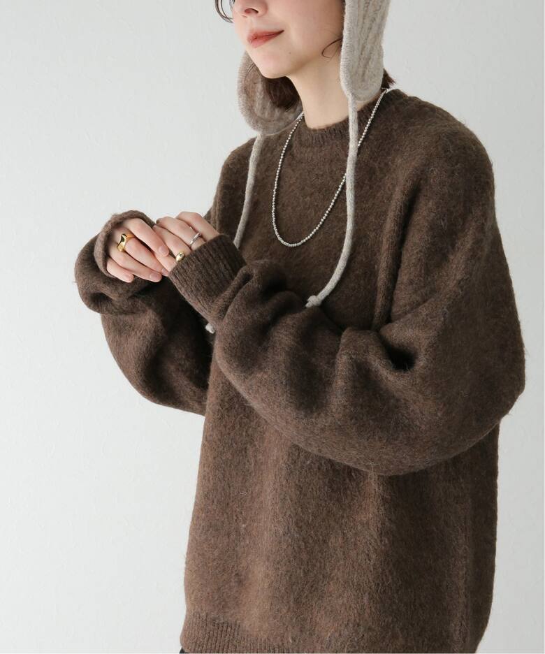 TODAYFUL / トゥデイフル】Brashed Crewneck Knit（ニット／セーター 