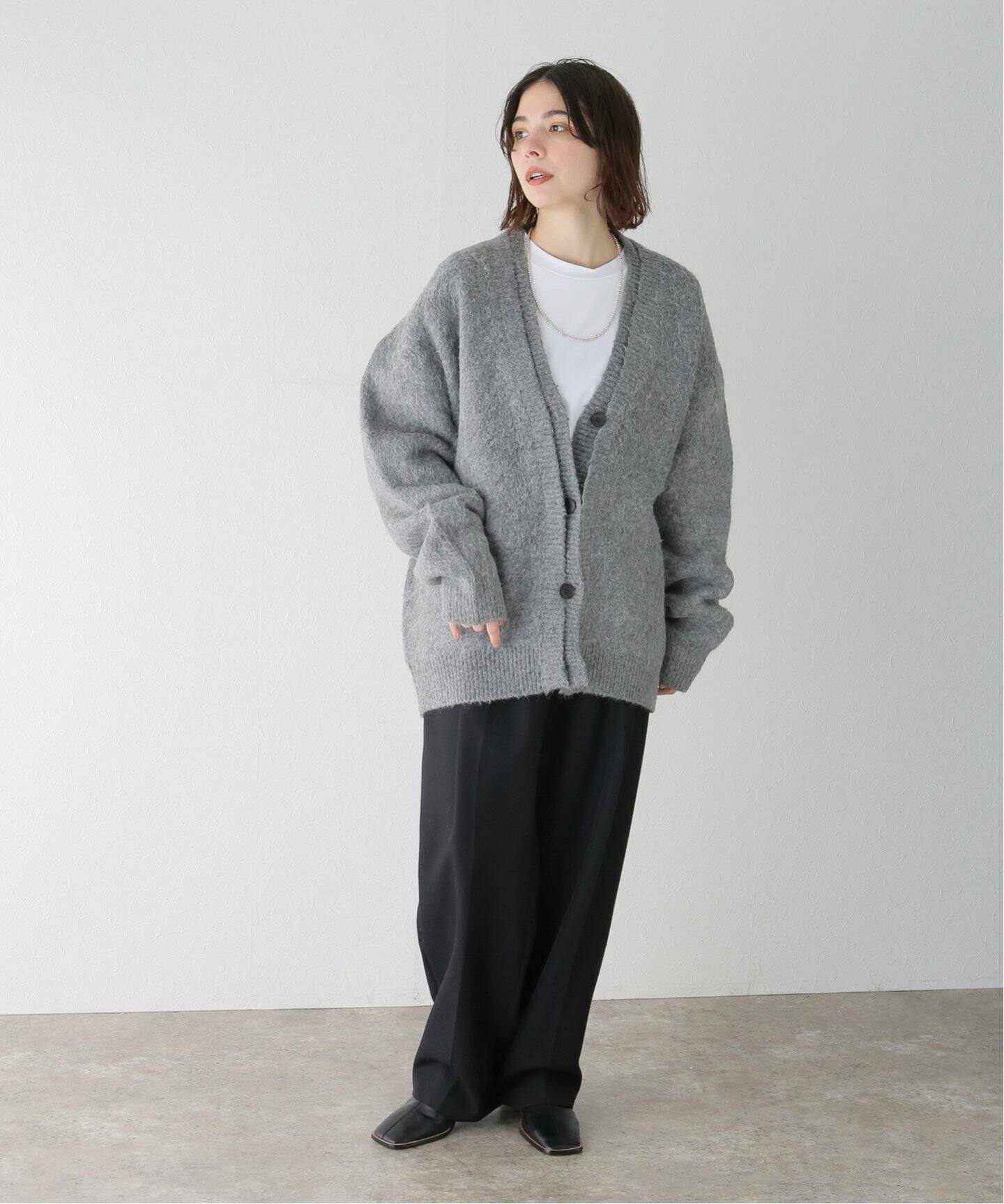 TODAYFUL / トゥデイフル】Brashed Vneck Cardigan（カーディガン  