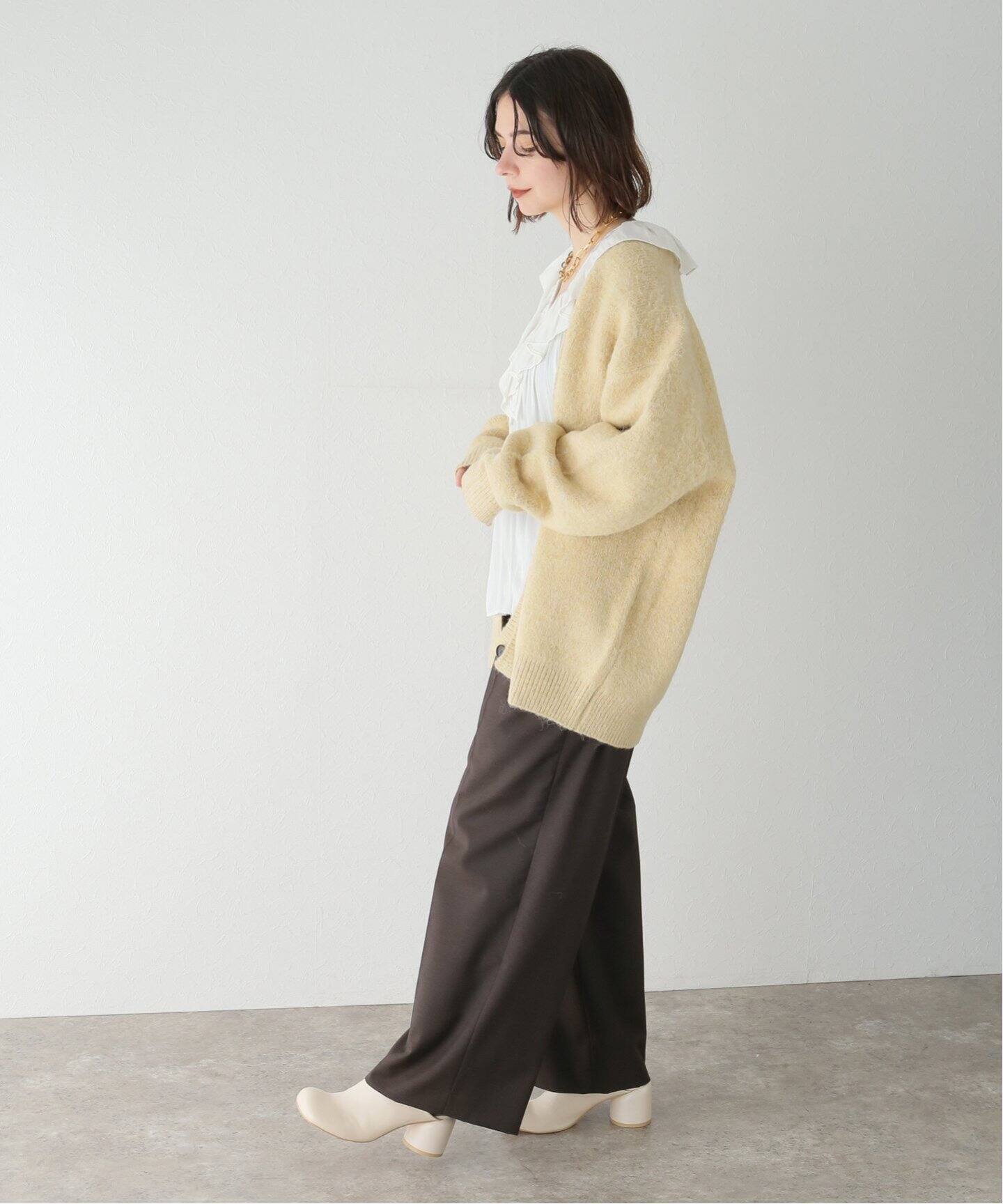 TODAYFUL / トゥデイフル】Brashed Vneck Cardigan（カーディガン 