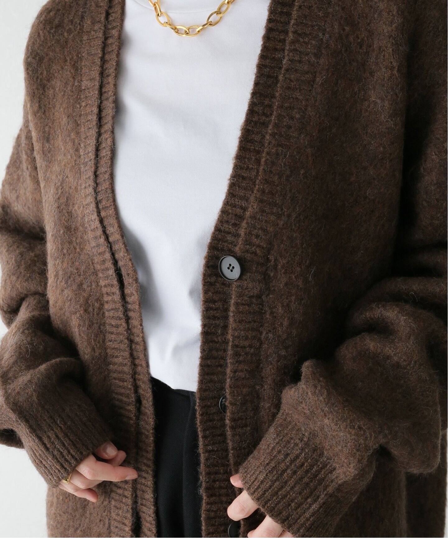TODAYFUL / トゥデイフル】Brashed Vneck Cardigan（カーディガン  