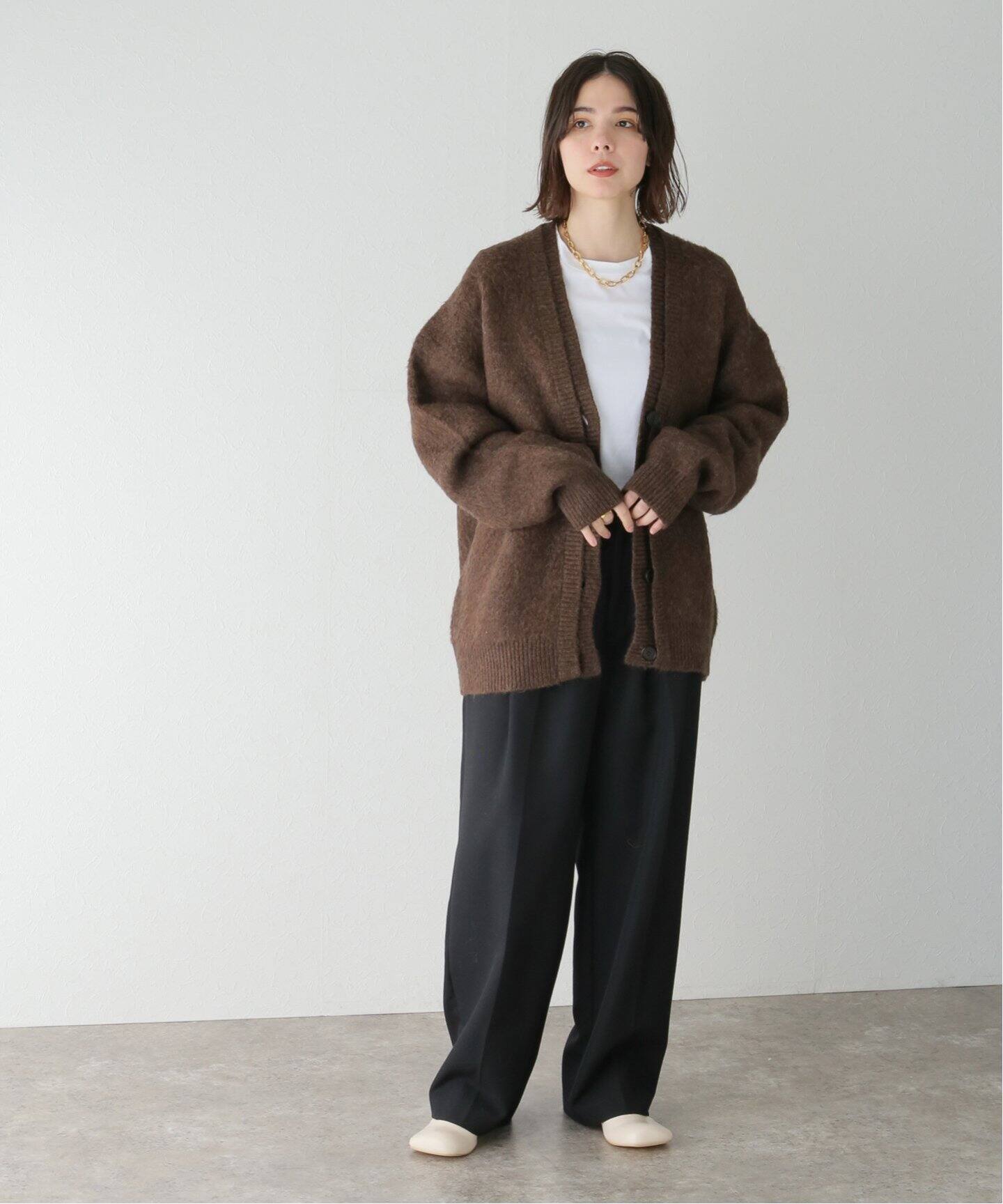 TODAYFUL / トゥデイフル】Brashed Vneck Cardigan（カーディガン  