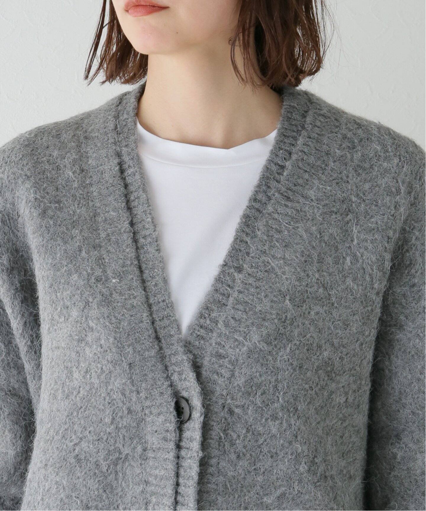 TODAYFUL / トゥデイフル】Brashed Vneck Cardigan（カーディガン  