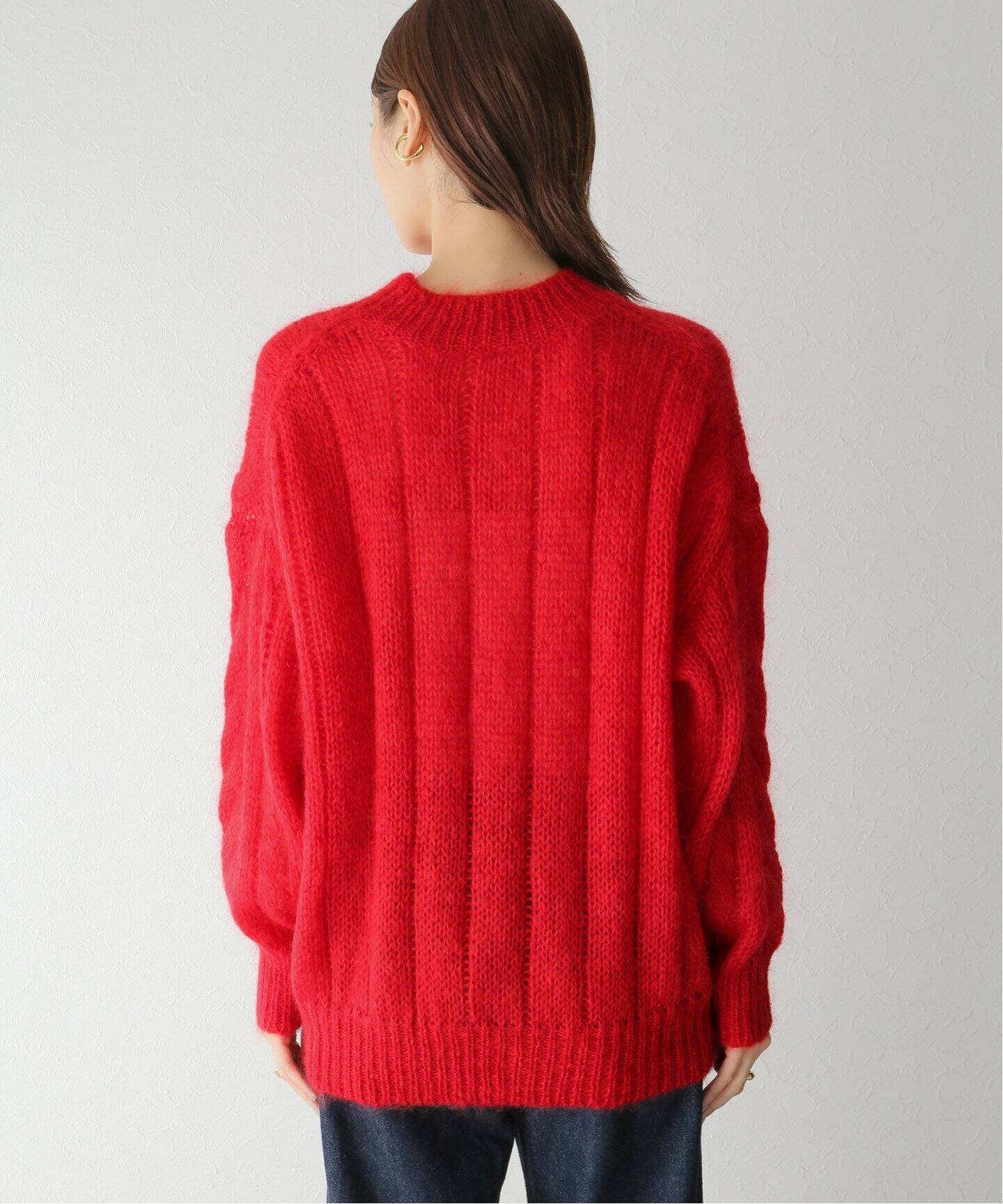 TICCA / ティッカ】モヘヤケーブルプルオーバー（ニット／セーター  