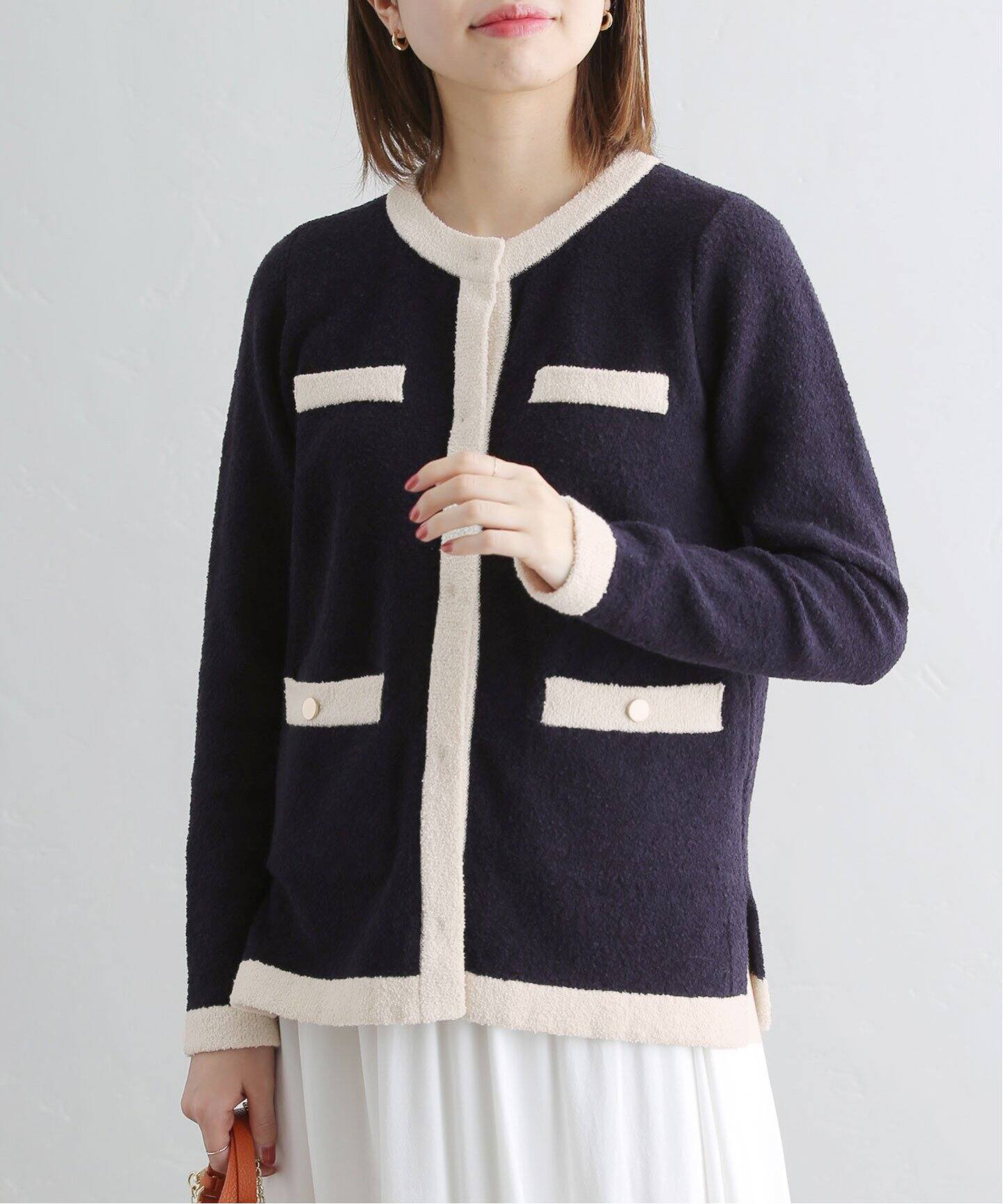 ブークレーカーディガン（カーディガン）｜La Totalite（ラ トータリテ  