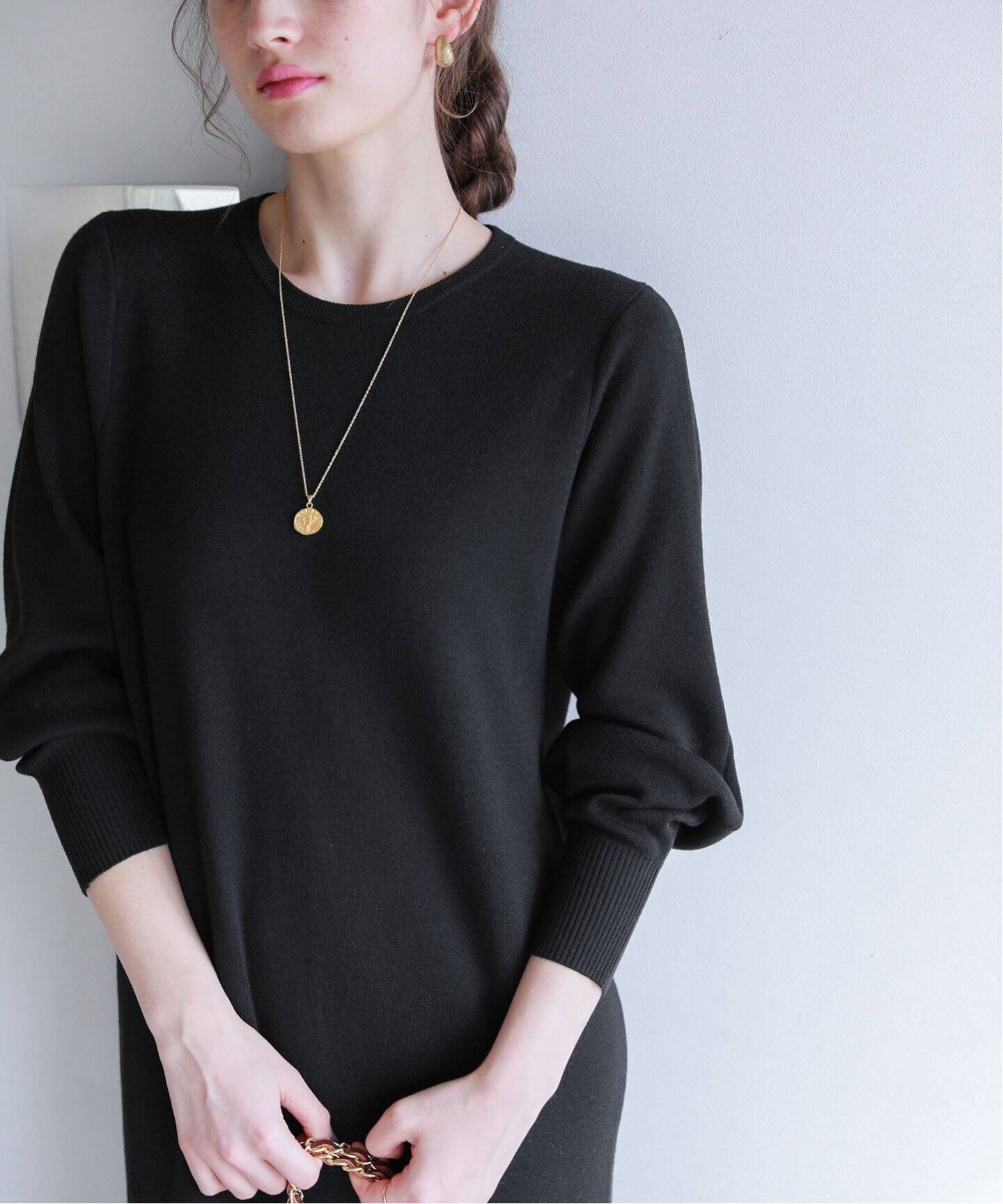 16Gスムースバックパールワンピース（ニットワンピース）｜La Totalite  