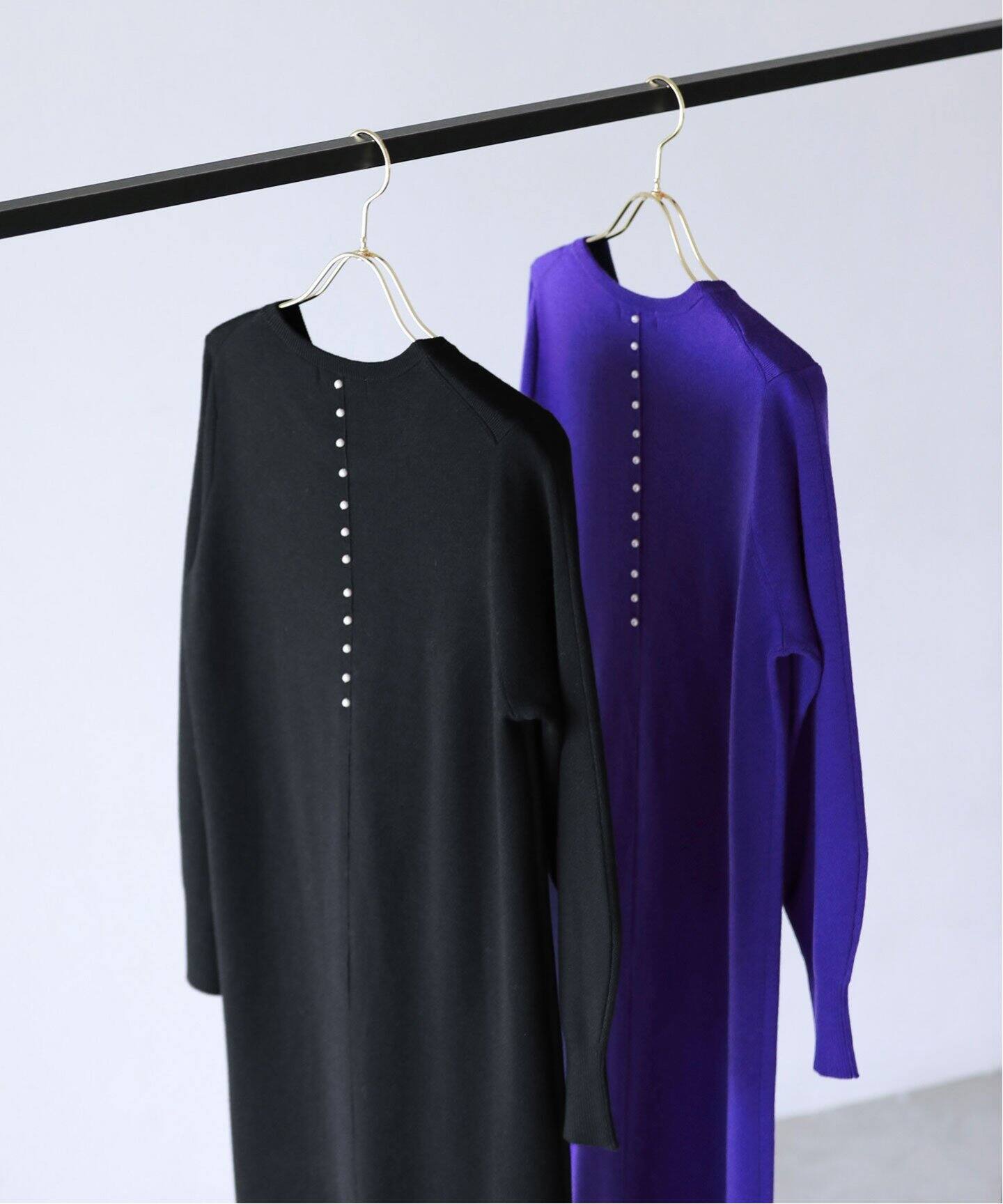 16Gスムースバックパールワンピース（ニットワンピース）｜La Totalite  