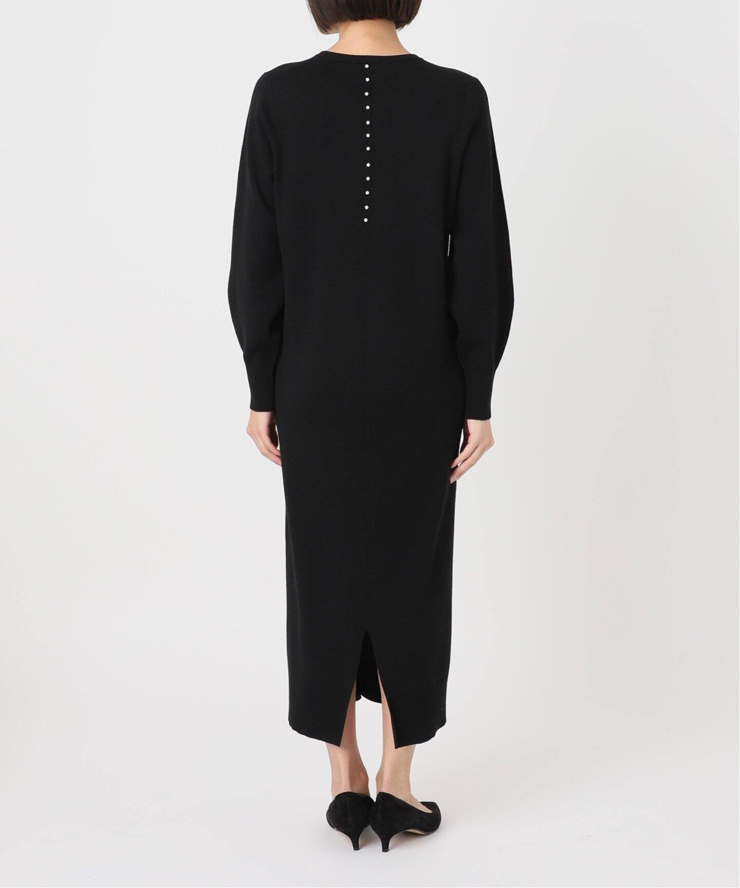 16Gスムースバックパールワンピース（ニットワンピース）｜La Totalite  