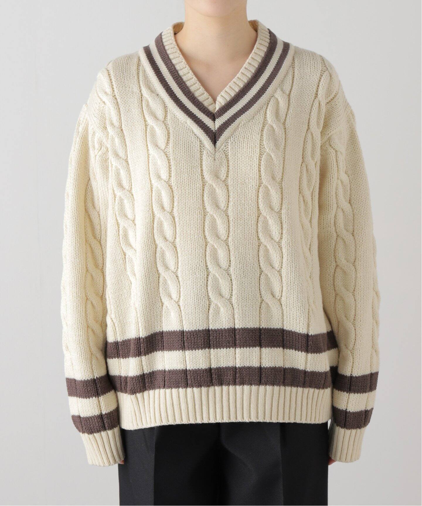 Oldderby Knitwear/オールドダービーニットウェア】チルデンニット 