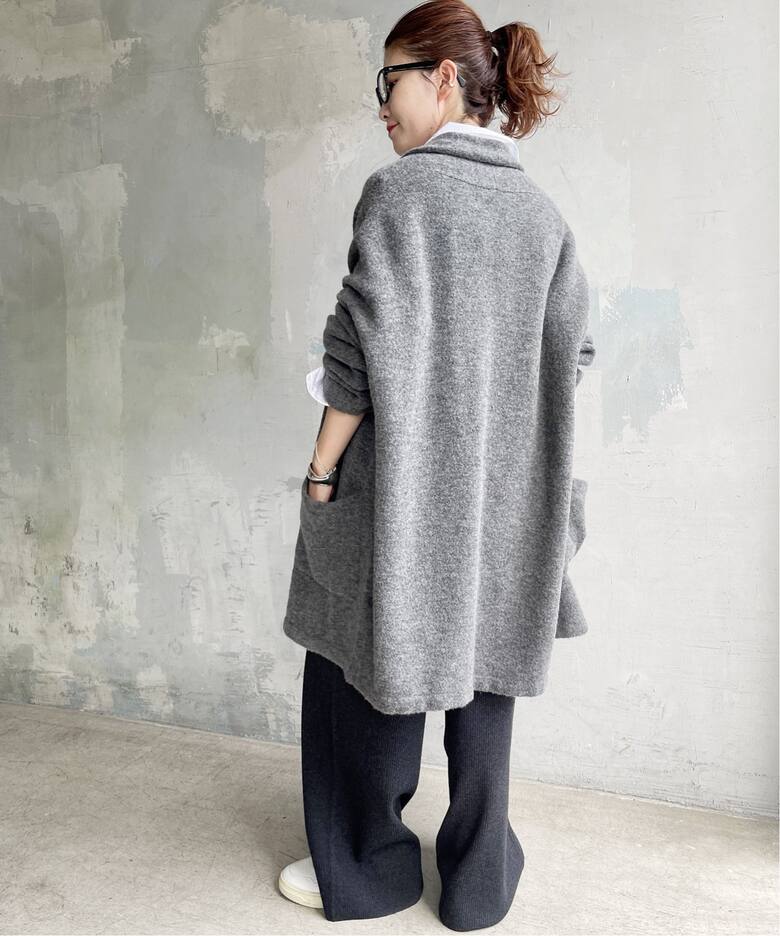 イタリアヤーンニュアンスローブカーディガン（カーディガン）｜Spick  