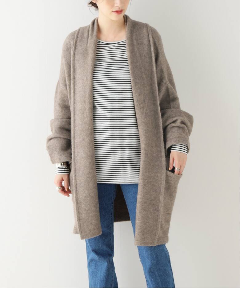 イタリアヤーンニュアンスローブカーディガン（カーディガン）｜Spick  