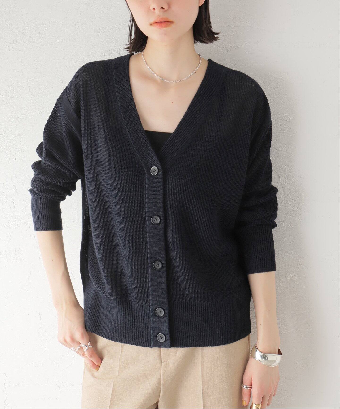 Spick&Span ラクーンニット　ネイビー Spick&Span ラクーンニット ネイビー - メルカリ