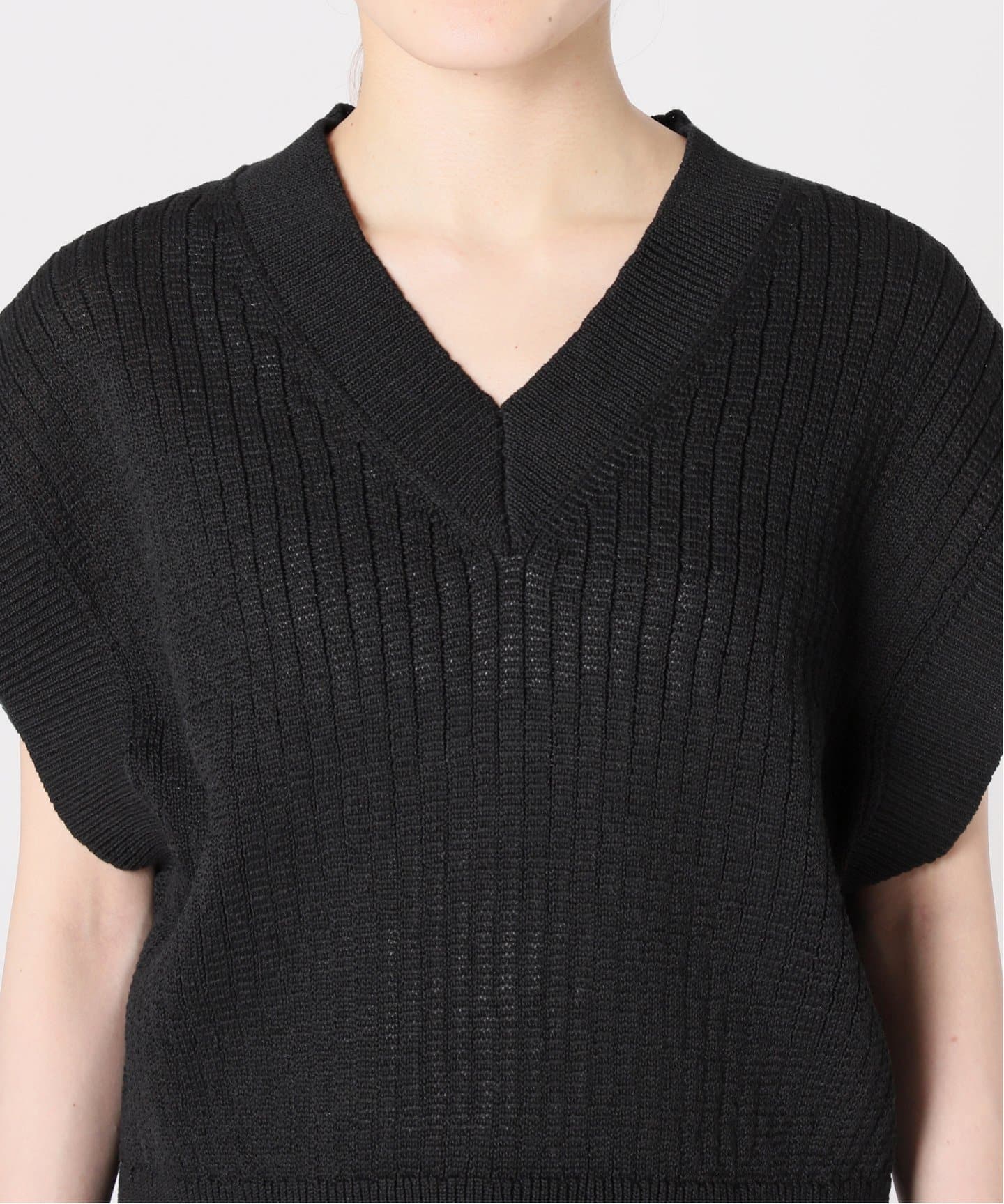 Spick&Span(スピックアンドスパン) / 23SS/麻コットンリブベスト