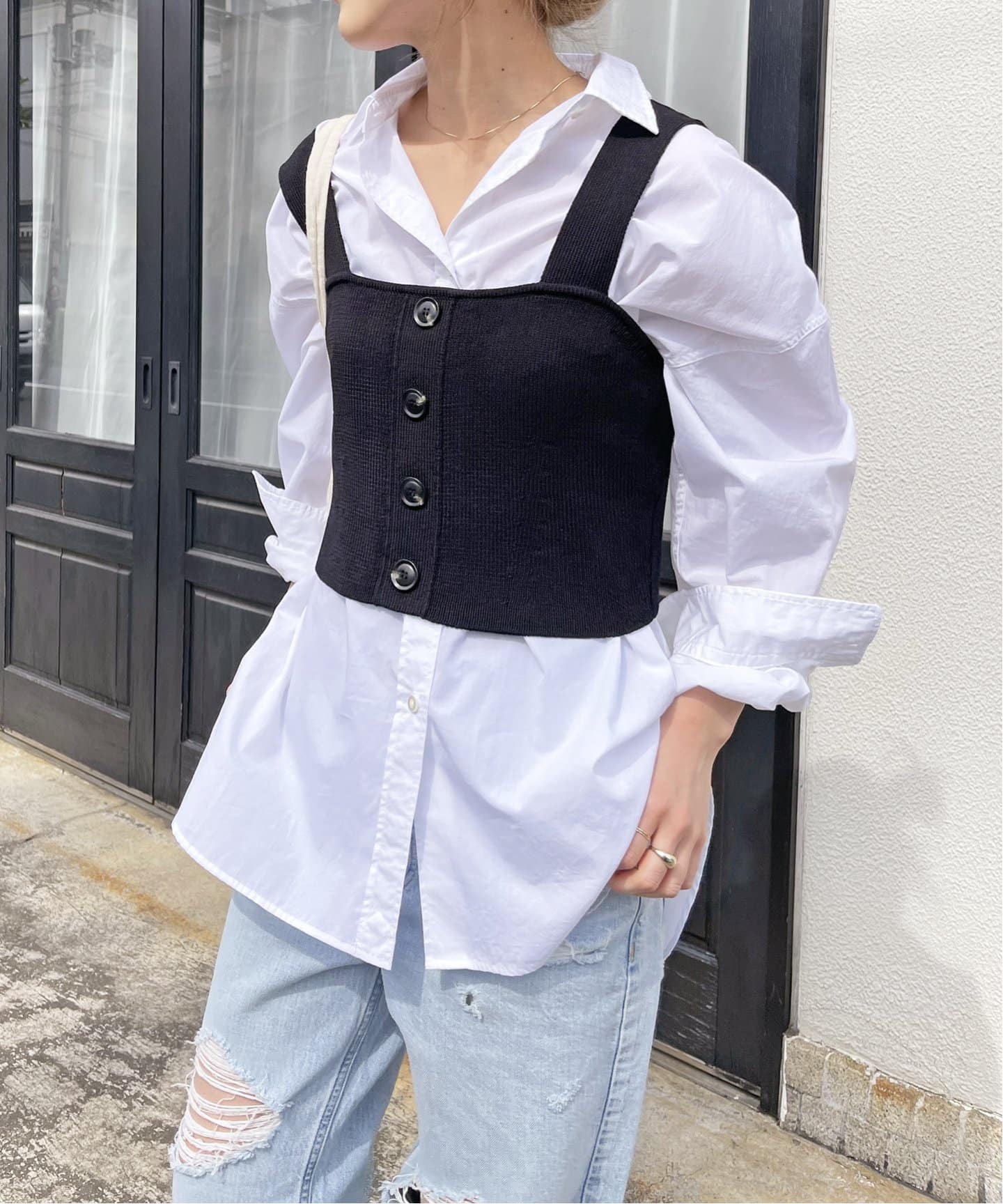 Spick &amp; Span - デニムビスチェ 定番だからこそ更新を！ この春、手に入れたいトレンド