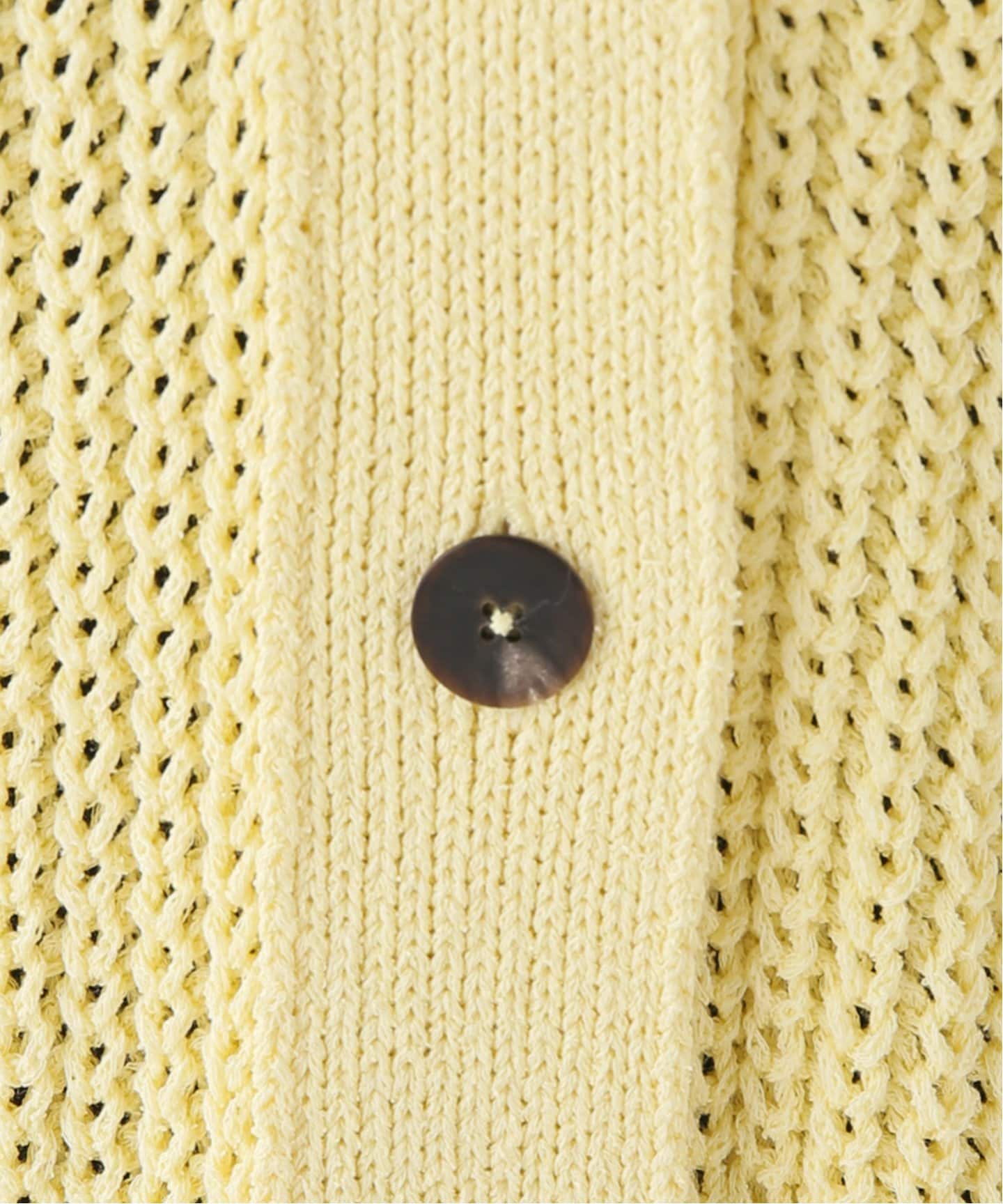 Spick&Span パールボタン畦ニットベスト 新品 Spick & Span スピックアンドスパン パールボタン畦ニット