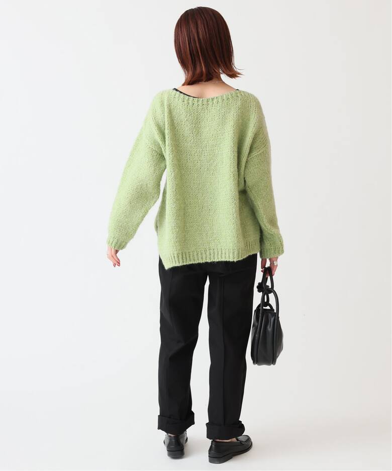 ≪追加≫【TRICOTS JEAN MARC】別注ボートネックスリットプルオーバー 