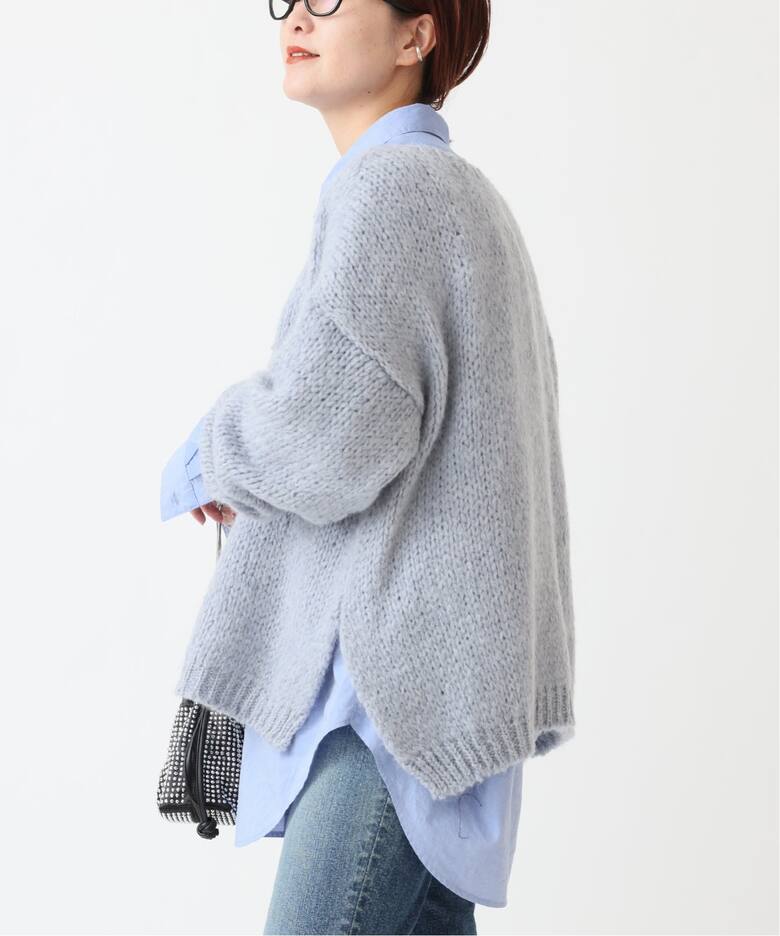 ≪追加≫【TRICOTS JEAN MARC】別注ボートネックスリットプルオーバー 