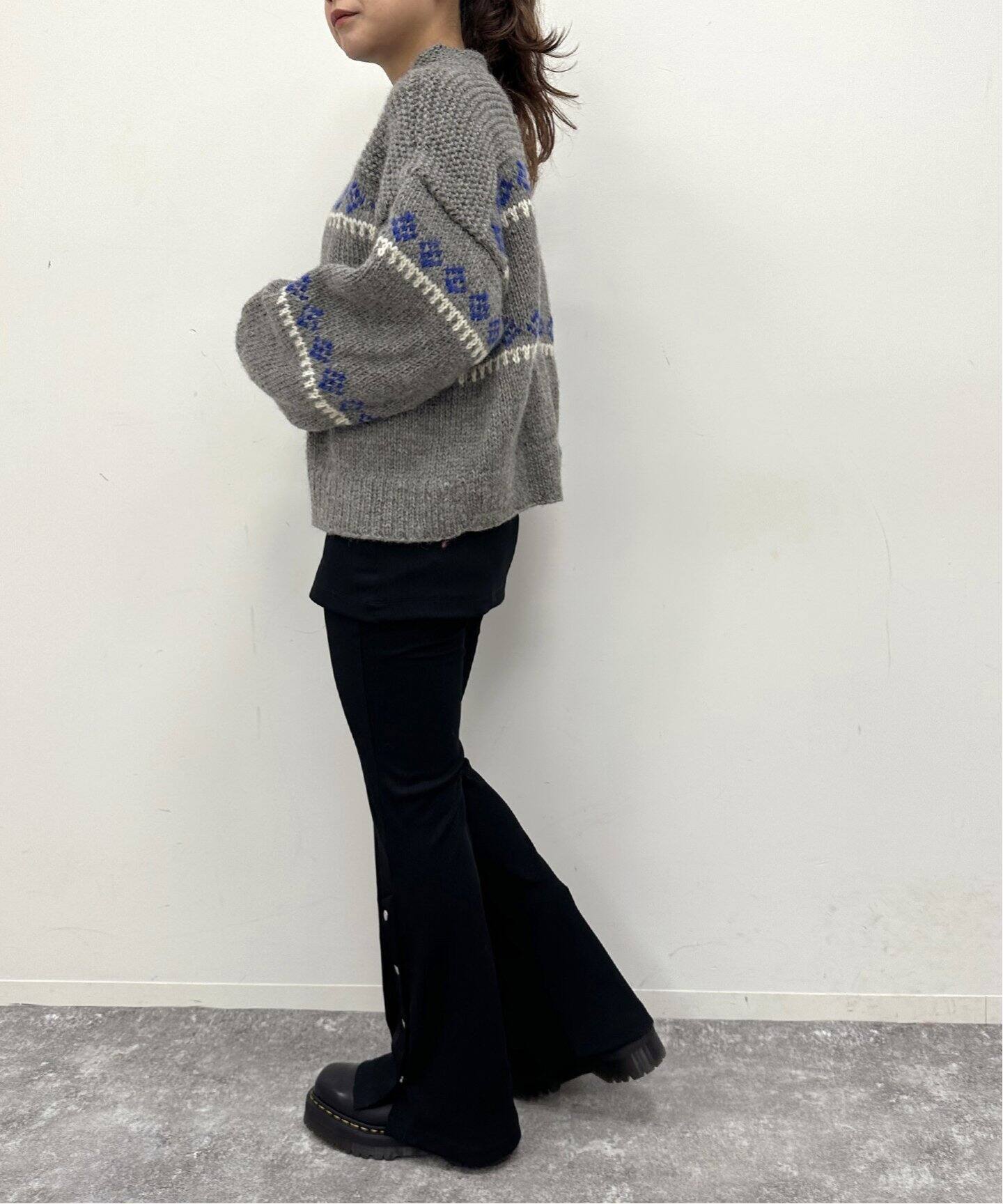 NEPAL HAND KNIT/ネパールハンドニット】別注ジャガードニットプル  