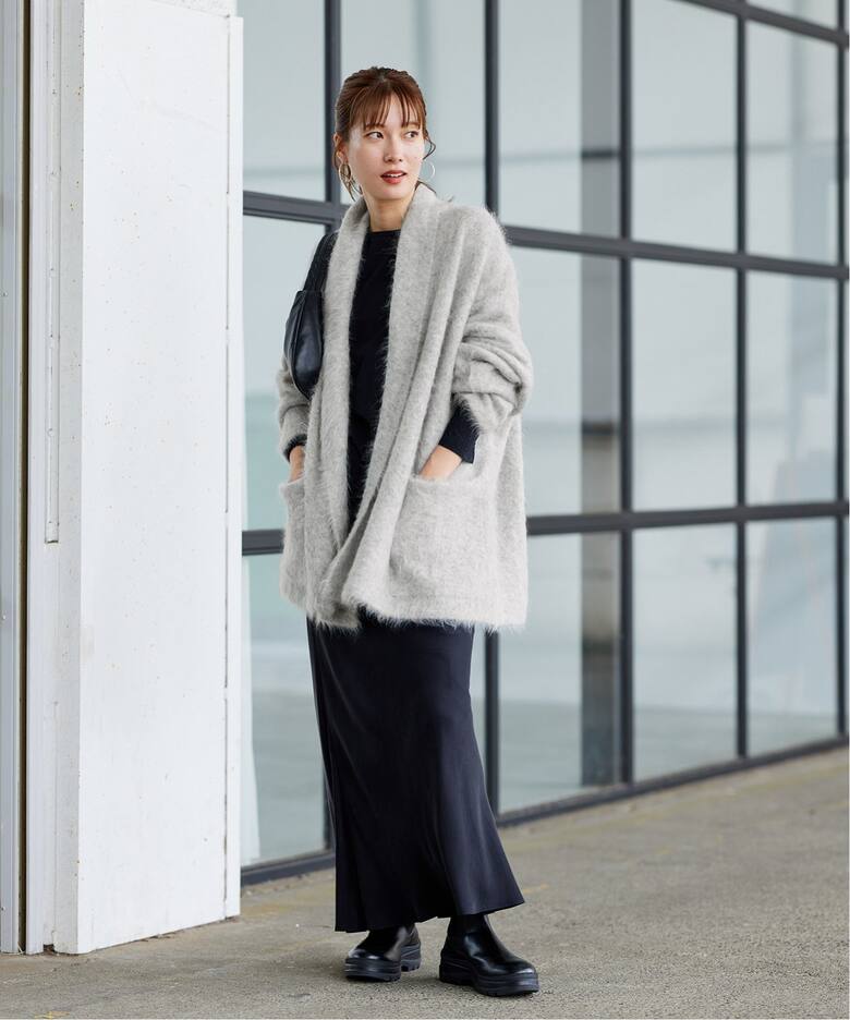 ALPACA MIX FUR ガウンカーディガン（カーディガン）｜FRAMeWORK  
