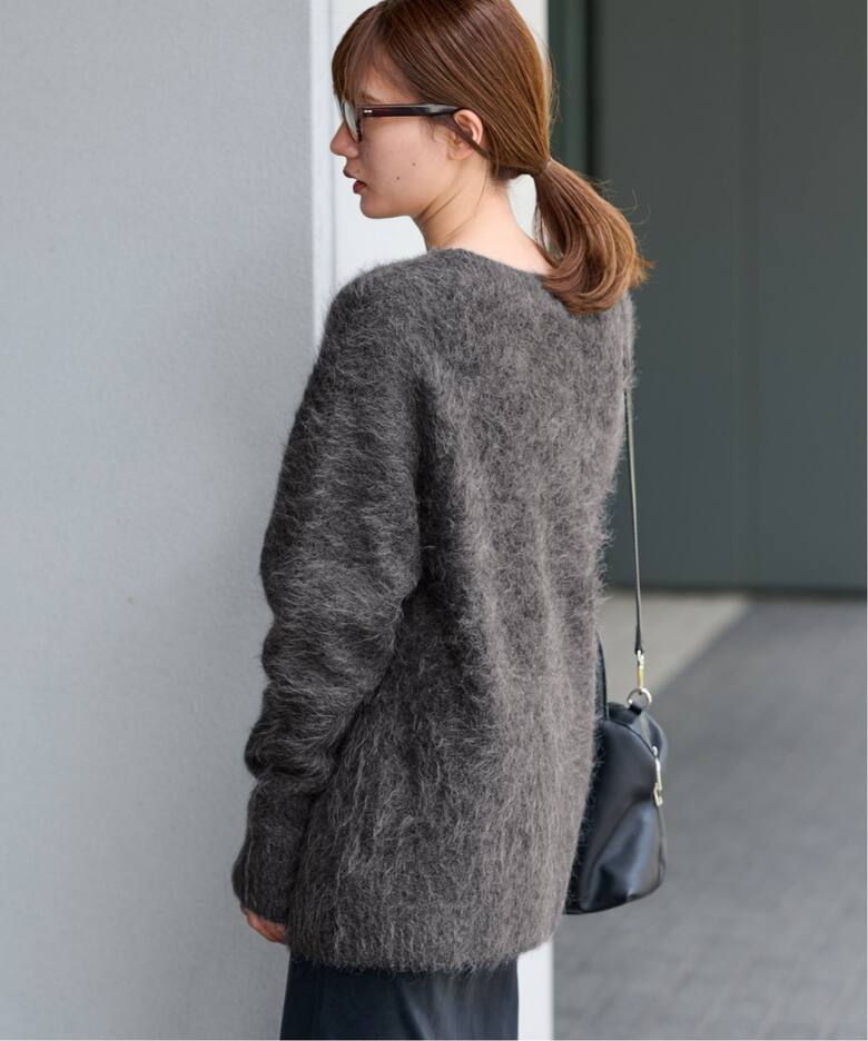 アルパカ MIX FUR 2way カーディガン（カーディガン）｜FRAMeWORK  