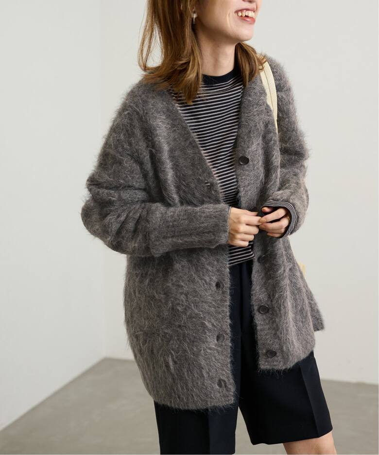 アルパカ MIX FUR 2way カーディガン（カーディガン）｜FRAMeWORK  