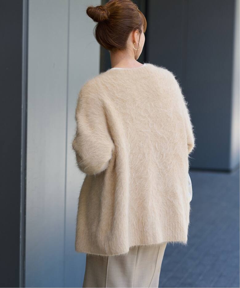 アルパカ MIX FUR 2way カーディガン（カーディガン）｜FRAMeWORK  