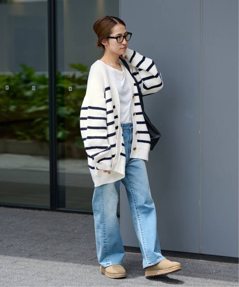 SUPER GEELONG片畦カーデ（カーディガン）｜FRAMeWORK（フレームワーク  