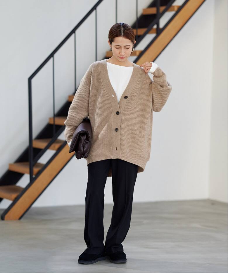 SUPER GEELONG片畦カーデ（カーディガン）｜FRAMeWORK（フレームワーク  