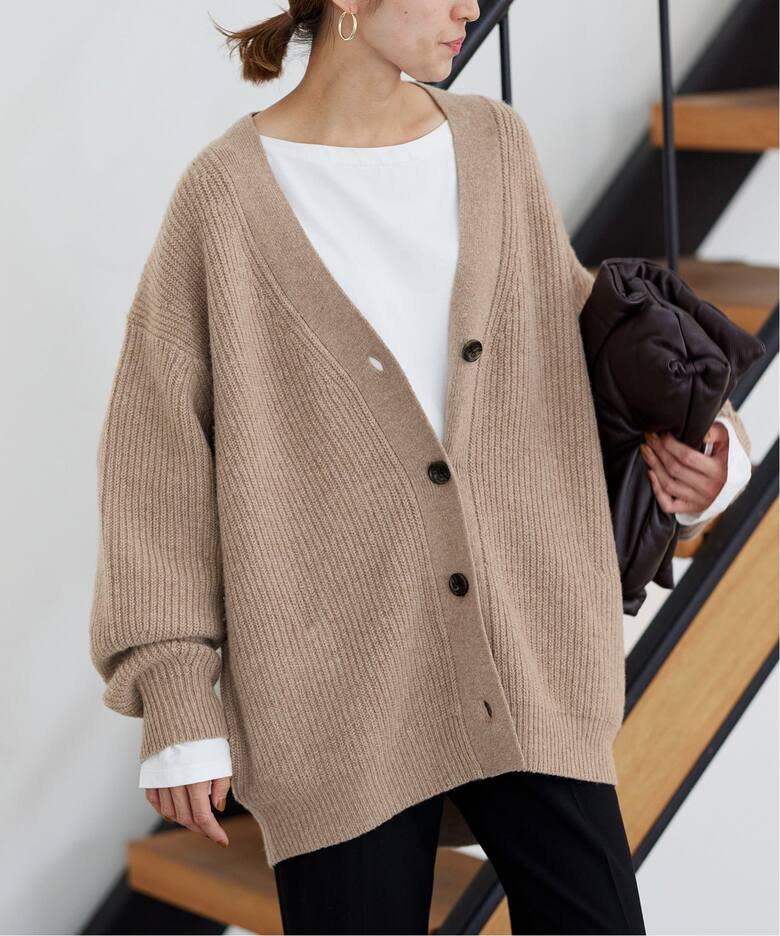 SUPER GEELONG片畦カーデ（カーディガン）｜FRAMeWORK（フレームワーク  
