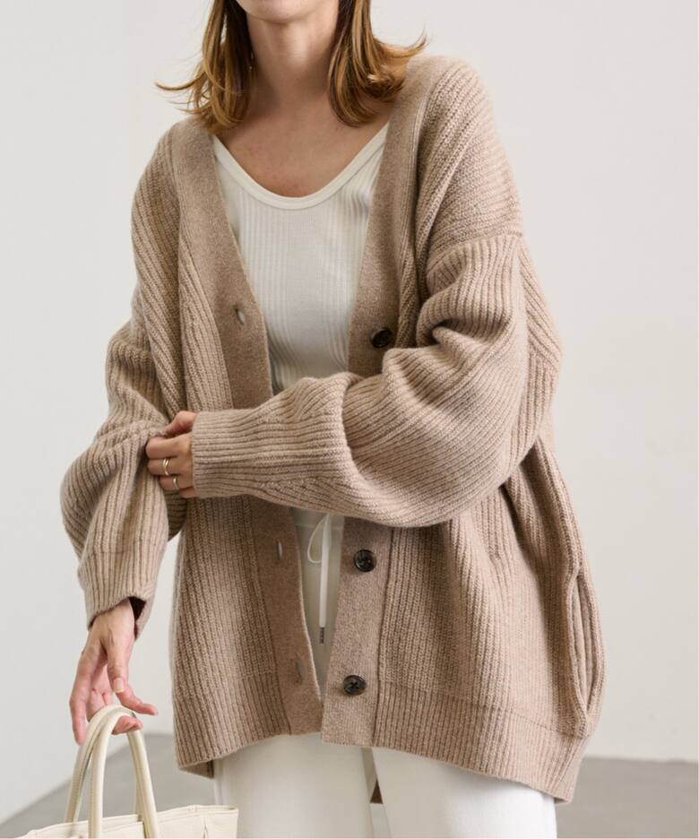 SUPER GEELONG片畦カーデ（カーディガン）｜FRAMeWORK（フレームワーク  