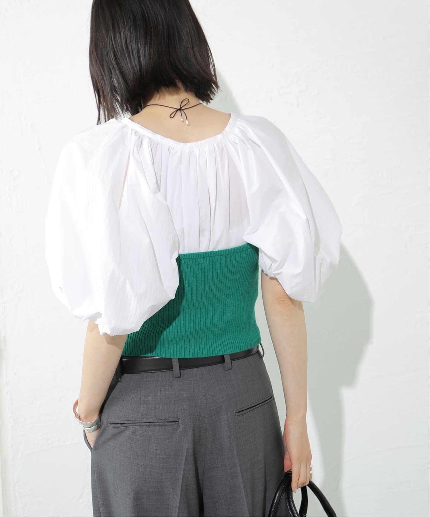 カーブスリーブビスチェニット Noble（ノーブル）の「《予約》カーブスリーブビスチェニット（）」 - WEAR
