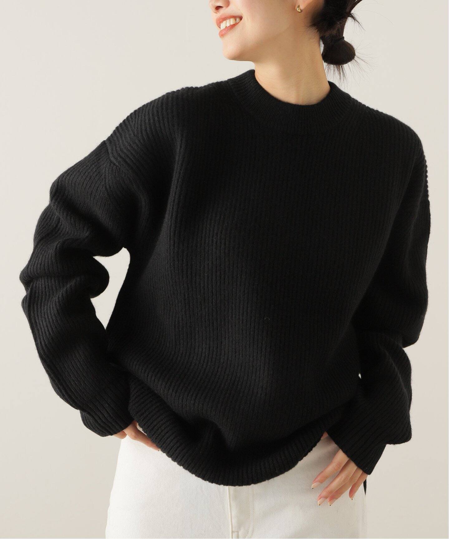 SEEALL / シーオール】OVERSIZED CREWNECK SWEATER（ニット／セーター  