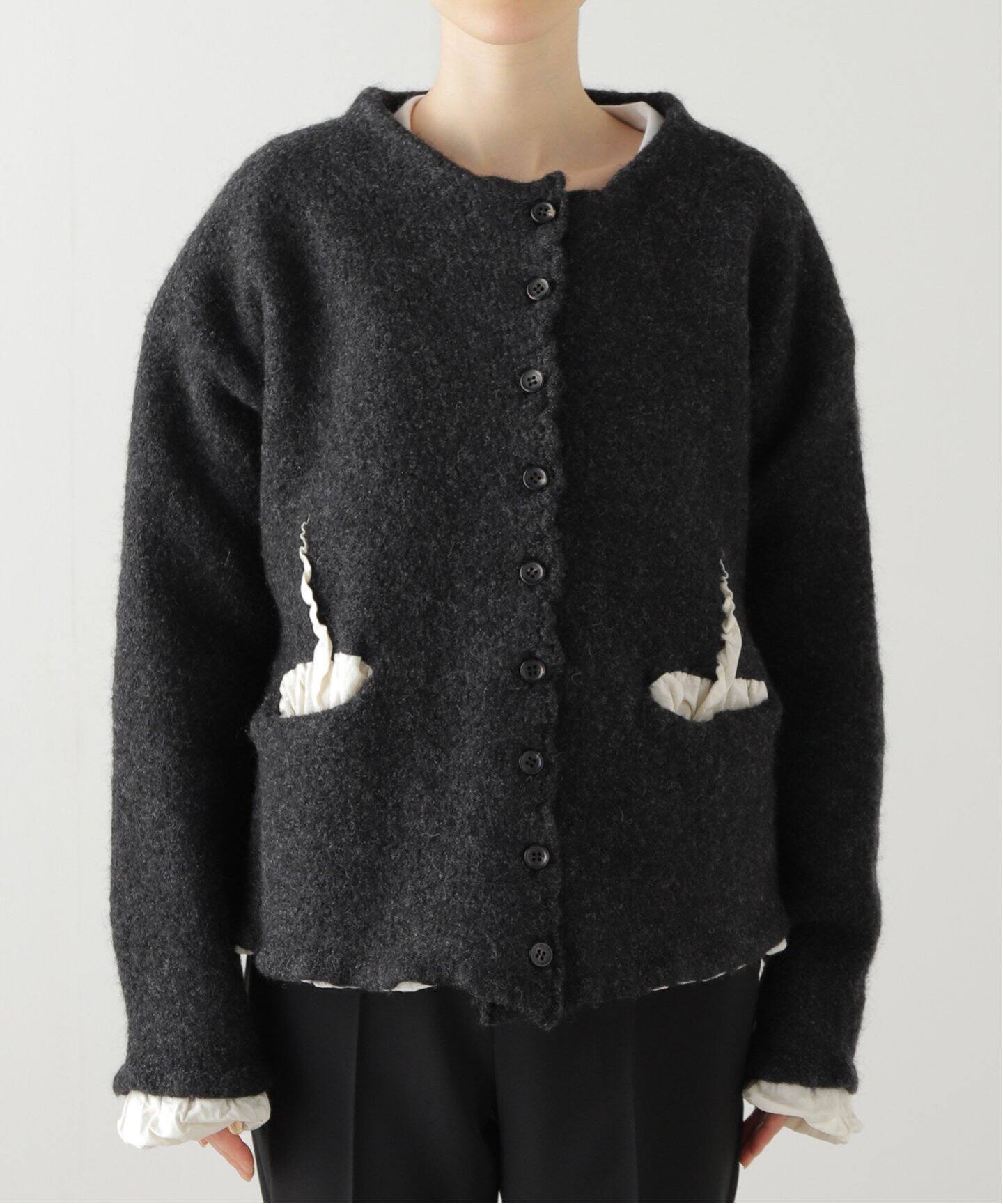 PILLINGS/ピリングス】fgulling knit jacket：ブルゾン（その他  