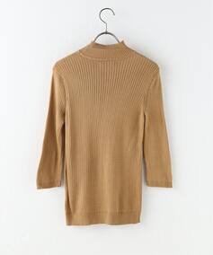 UNE HEURES/ウ へフ】別注3/4Sleeve Mock Neck：ニット（ニット 