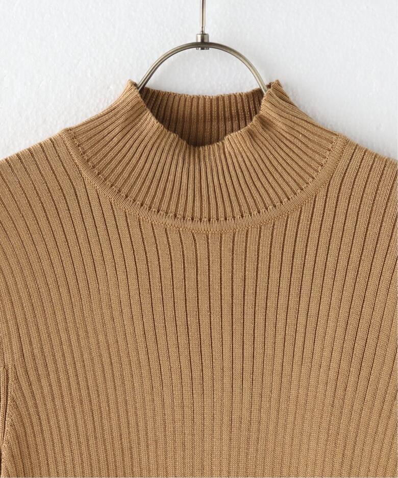 UNE HEURES/ウ へフ】別注3/4Sleeve Mock Neck：ニット（ニット 