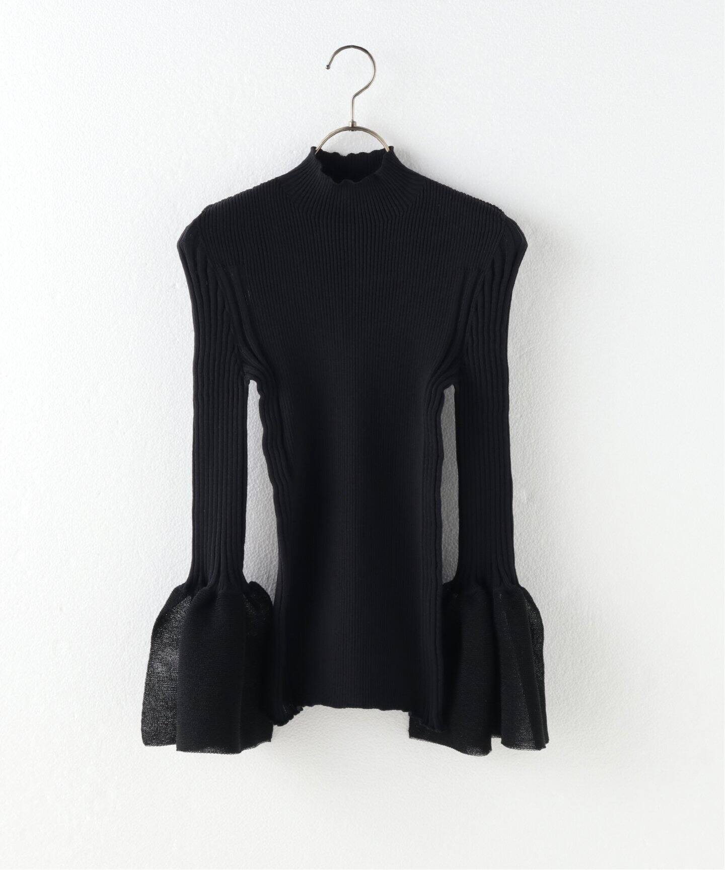 CFCL/シーエフシーエル】PORTTERY LUCIENT LONG BELL SLEEVE T：ニット  