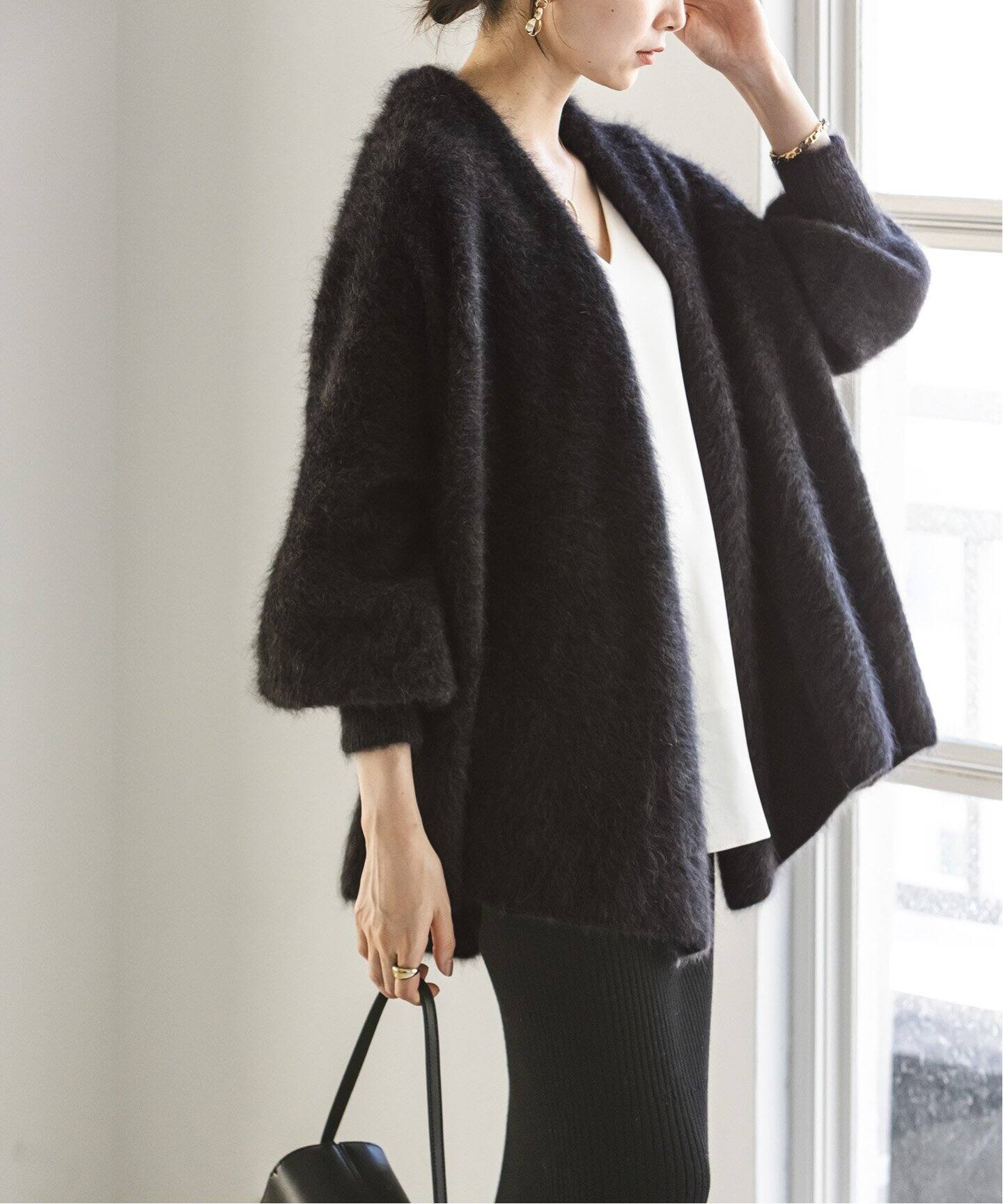 追加》ファーニットパフカーディガン 5（ニット／セーター）｜NOBLE  