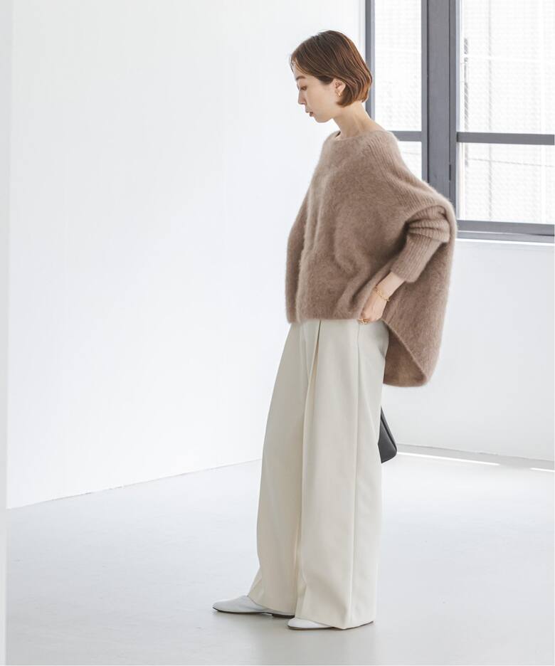 追加》ファーニットワイドプルオーバー 3（ニット／セーター）｜NOBLE  